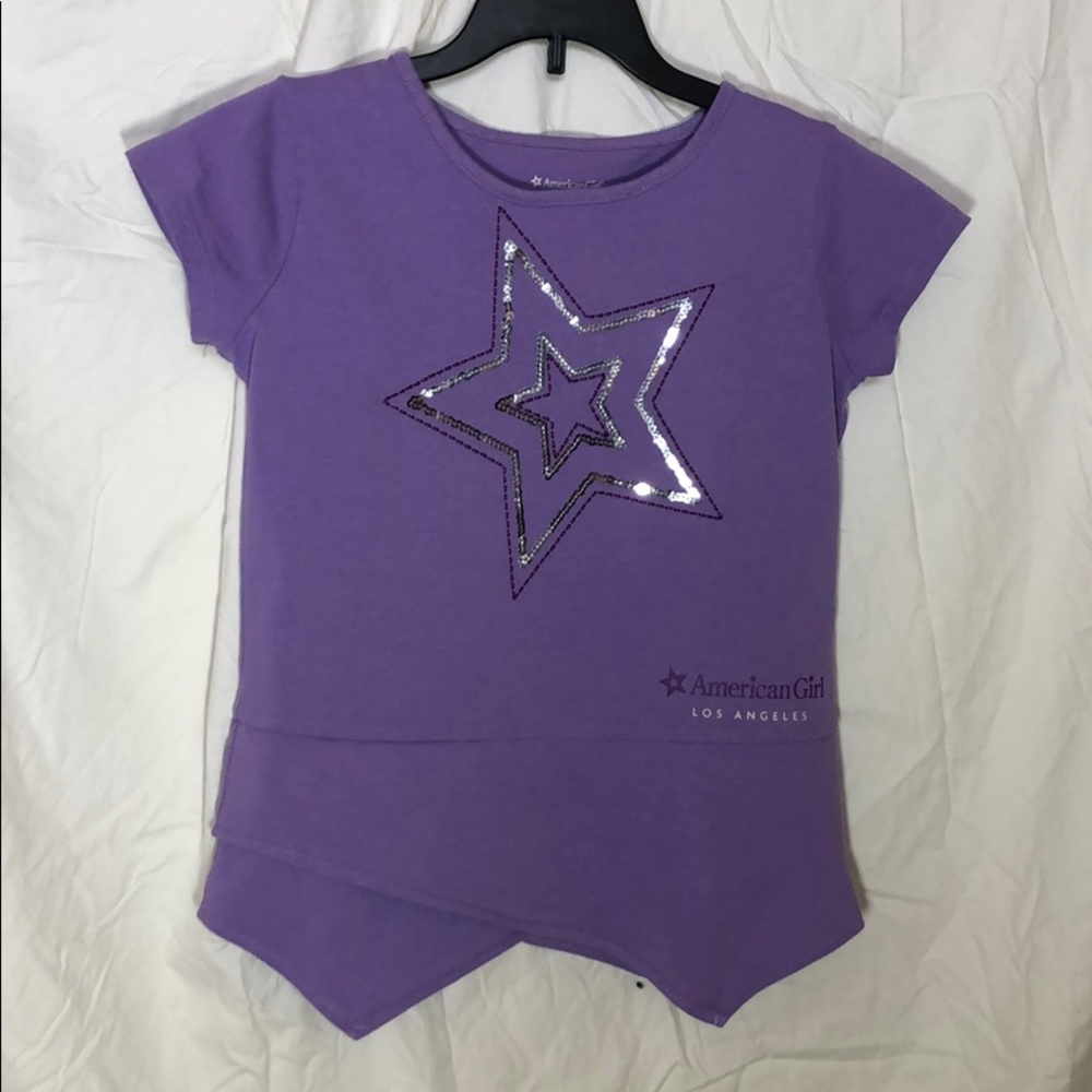 🍌CLEARANCE! AG Los Angeles purple logo shirt